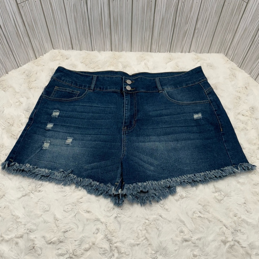 Women’s Plus Size Denim Shorts-20W-NWT